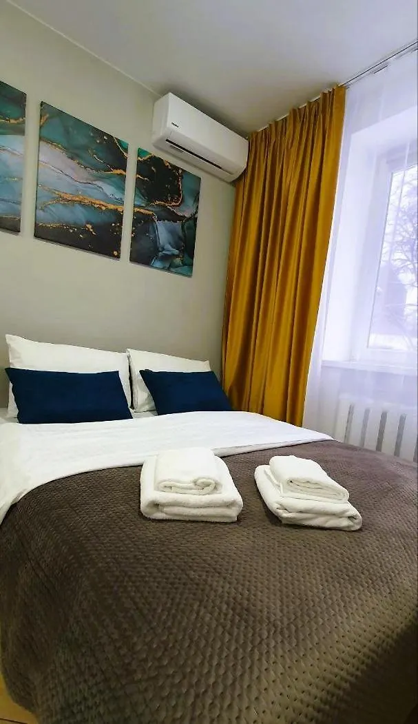 Апартаменти Myfreedom Поруч Із Метро Палац України Kyjev Apartmán